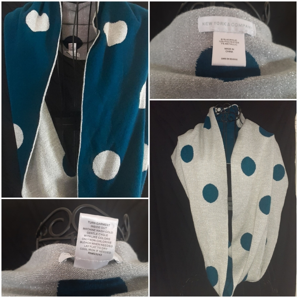 *Like New* 2-in-1 NY&Co. Reversible Infinity Scarf